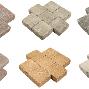 pavé carré tambouriné acces maison