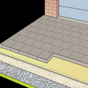 terrasse pave sable